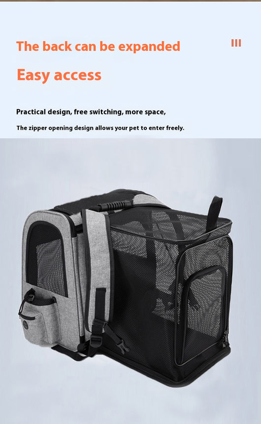 Bolsa Transportadora Extensible para Gatos - Portátil y Respirable - Image 13