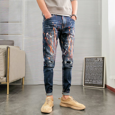 Jeans Slim Fit con Bordado de Logo para Hombre - Image 7