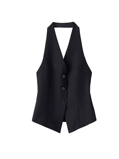 Chaleco Halter Sin Mangas para Mujer - Image 12
