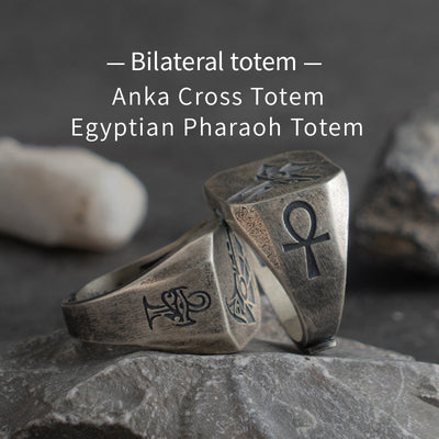 Anillo de Plata Tailandesa Ojo de Horus - Símbolo Egipcio de Protección - Image 3