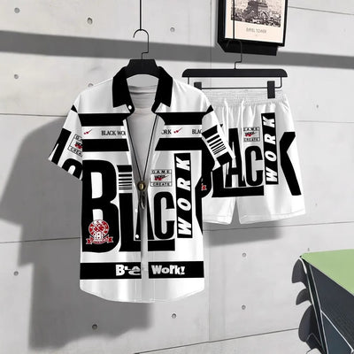 Conjunto Casual Estampado Animal - Playera y Shorts - Image 4