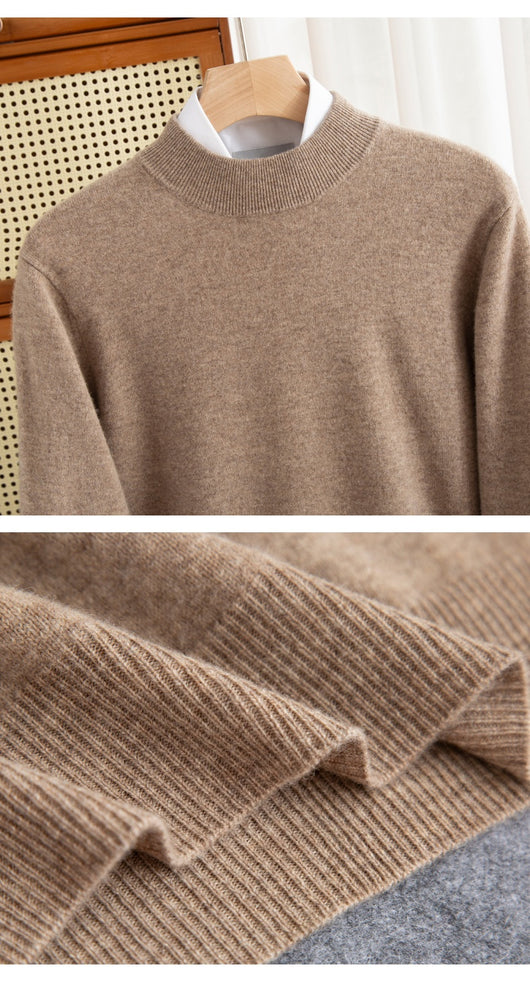 Suéter de Cuello Medio en Lana para Hombre - Image 43