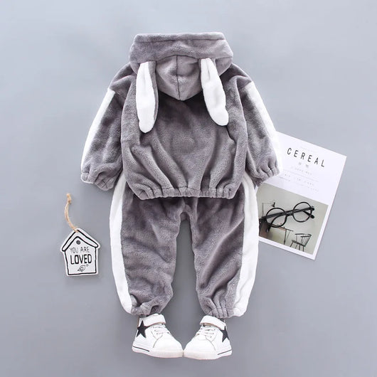 Conjunto de Franela con Cierre para Niños - Otoño e Invierno - Image 8