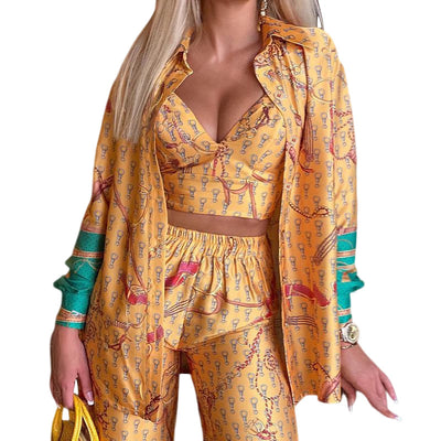 Blusa Estampada de Manga Larga para Mujer - Conjunto de Moda - Image 14