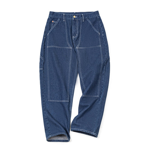 Jeans Rectos Sueltos Estilo Retro Americano con Cintura Ajustada - Image 4