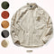 Camisa Suelta Hombre Retro Gruesa con Bolsillos - Tendencia Oversize