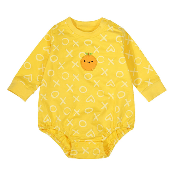 Pijama Enterizo para Bebé con Diseño Triangular - Manga Larga Primavera y Otoño