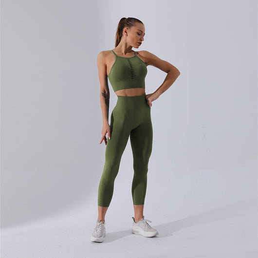 Pantalón Yoga Cintura Alta Secado Rápido para Entrenamiento y Running - Image 10