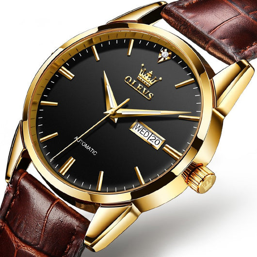 Reloj Mecánico para Hombre Elegante Resistente al Agua con Correa - Image 2