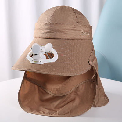 Sombrero para el Sol con Protección UV y Ventilador Integrado - Image 11