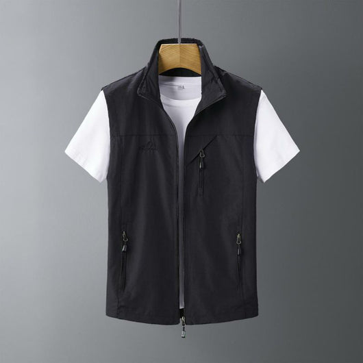 Chaleco de Piel de Conejo para Hombre - Abrigo Casual Outdoor - Image 12