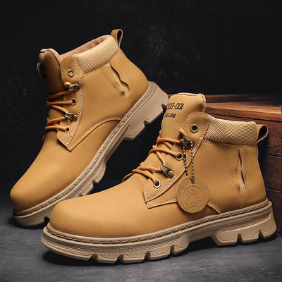 Botas Cortas de Cuero Estilo Británico con Alzada - Image 7