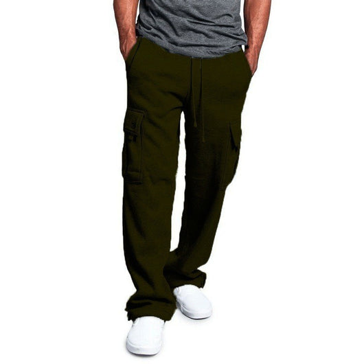 Pantalones Casuales con Múltiples Bolsillos para Hombre - Image 10