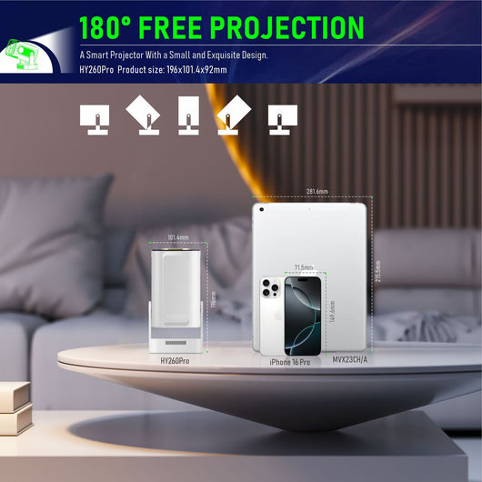 Proyector WiFi 6 HD con Enfoque Automático para el Hogar - Image 8