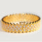 Pulsera Vintage Artesanal Plata S925 Baño Oro Diamantes Zirconia