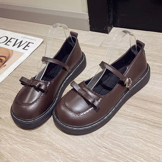 Zapatos Mary Jane de Cuero con Moño para Mujer - Image 10