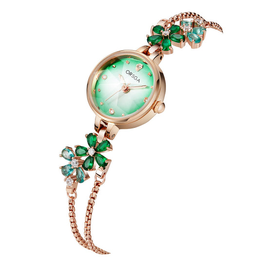 Reloj Pulsera para Mujer con Diamantes Incrustados - Image 4