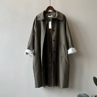 Gabardina Estilo Coreano para Mujer - Colección Otoño - Image 7