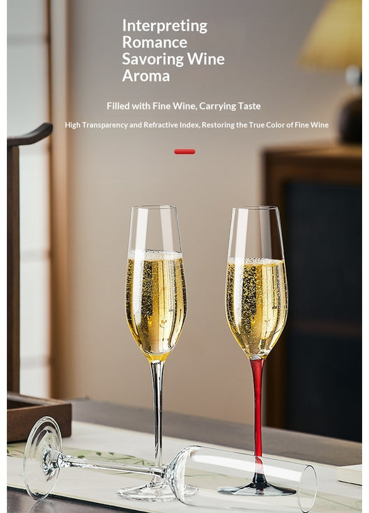Juego de Copas de Champagne de Cristal Estilo Europeo - Image 17