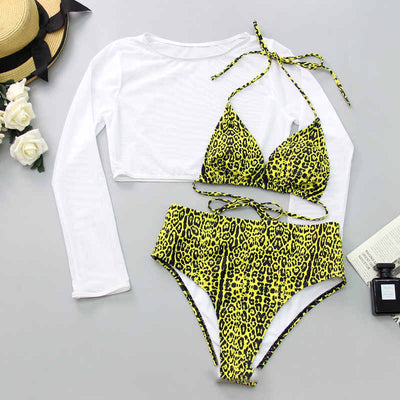 Bikini de Tres Piezas Cintura Alta Sexy - Image 26