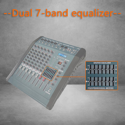 Consola Mezcladora Amplificada con Bluetooth, Ecualizador y 16 Efectos DSP - Image 6