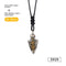 Viking Dragon Sword Flower Plateado Inlaid Copper Necklace Pendant wax rope