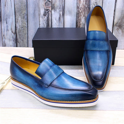 Zapatos Casuales de Cuero Artesanal para Hombre - Image 10
