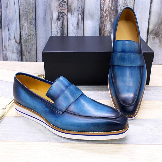 Zapatos Casuales de Cuero Artesanal para Hombre - Image 10