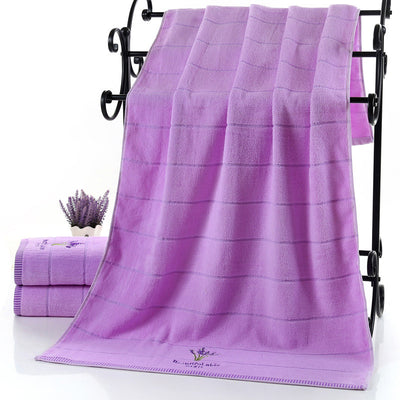 Toalla de Baño de Algodón Puro Perfumada con Lavanda - Image 6