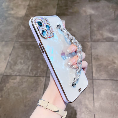 Funda para Celular con Diseño de Diamantes Brillantes Transparente - Image 16