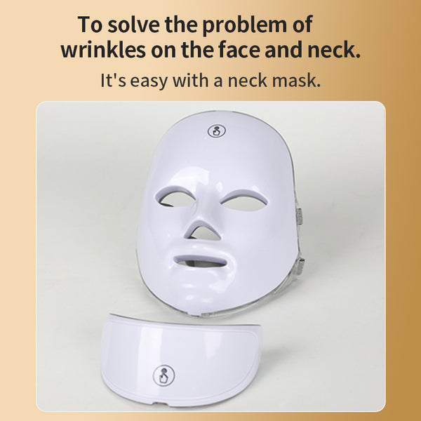 Máscara LED Facial Multicolor para Tratamiento de Belleza