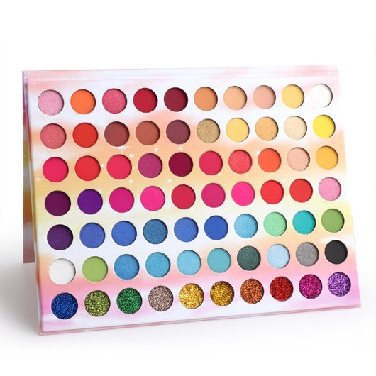 Paleta de Sombras 70 Colores Mate, Brillo y Metal Resistente al Agua - Image 10