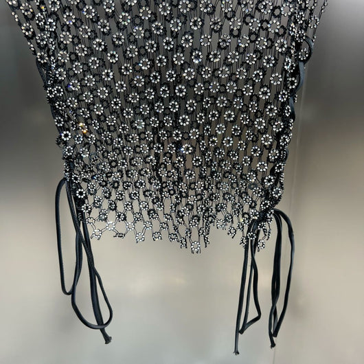 Chaleco Transparente de Malla sin Mangas Cuello Redondo - Image 12