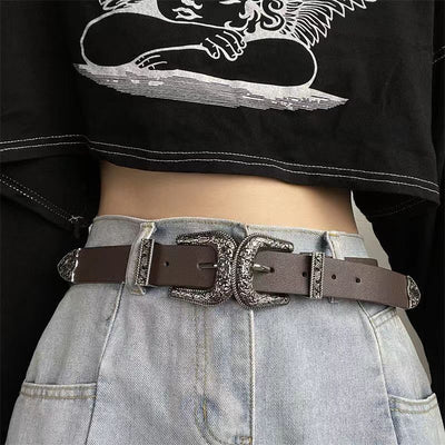 Juego de 3 Cinturones de Moda Estilo Europeo y Americano para Mujer - Image 16