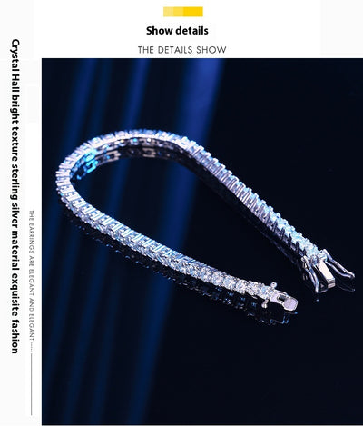 Pulsera Tenis de Moissanita 10 Quilates en Plata Esterlina S925 - Image 12
