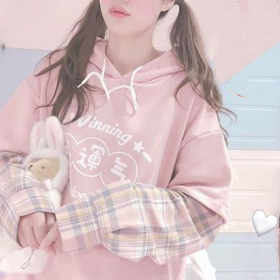 Sudadera Japonesa Sensible al Color con Capucha para Mujer - Ajuste Relajado