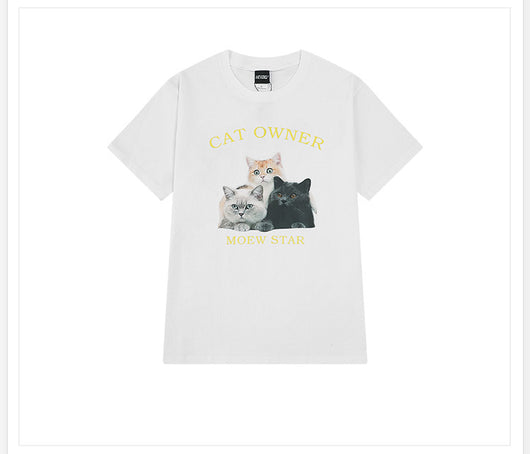 Camiseta Holgada Casual con Estampado de Perros para Hombre y Mujer - Image 11