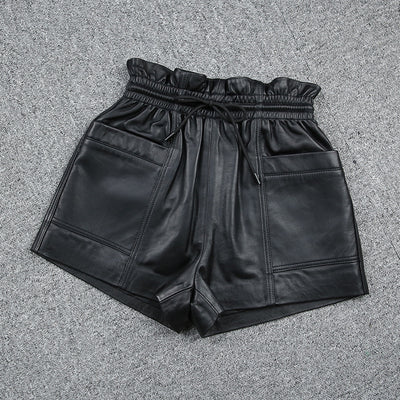 Shorts de Cuero Oveja con Bolsillos de Cordón - Casual Premium - Image 20