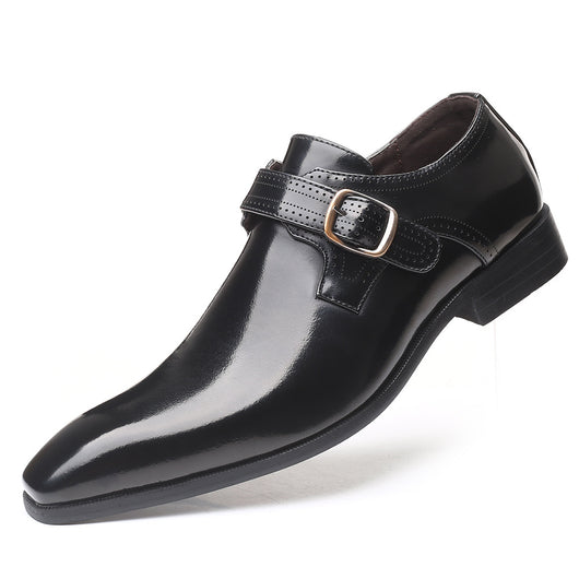 Zapatos de Cuero Ingleses Puntiagudos para Hombre - Image 14