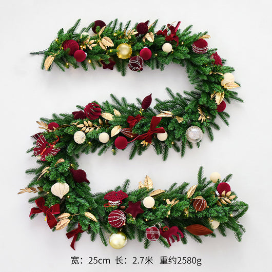Decoración Navideña 27M Esferas de Terciopelo con Ratán - Image 7