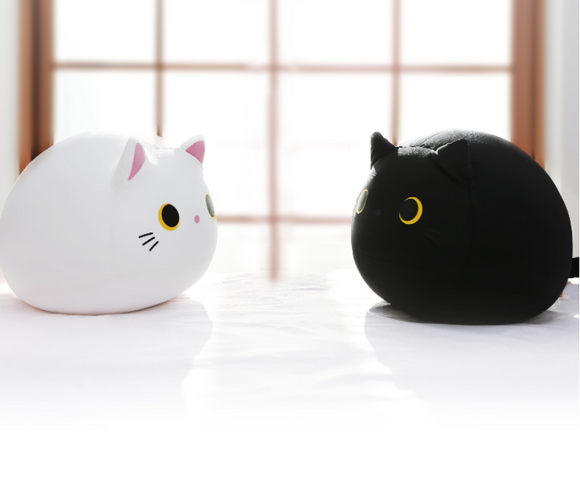 Almohada de Gato Adorable para Sofá - Peluche Decorativo de Animales