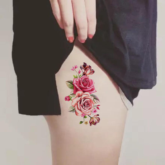 Tatuaje Corporal Grande de Flores - Image 2