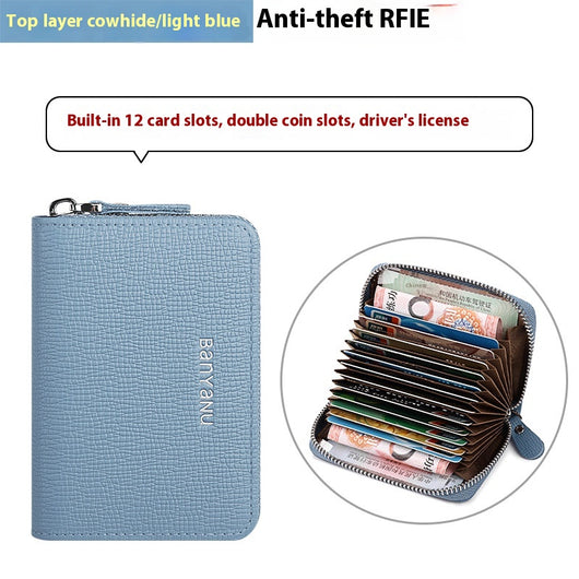 Cartera Minimalista de Cuero para Mujer - Organizador Compacto - Image 10