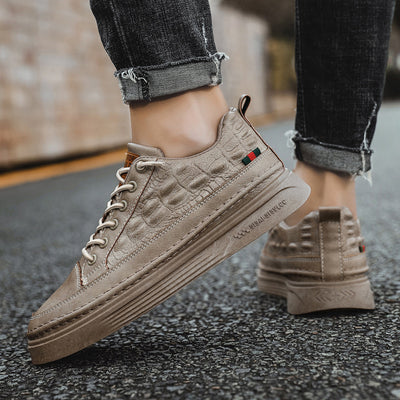 Tenis Skate Bajo Estampado Versátil para Hombre - Image 5