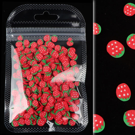 Arcilla Suave para Uñas - Decoraciones de Frutas Verano con Fotocurado - Image 30