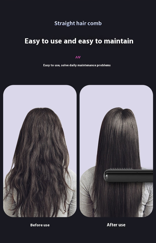 Peine Alisador Inalámbrico con Aniones - Sin Daño al Cabello - Image 8