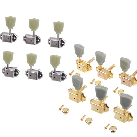 Clavijas de Guitarra Vintage con Mango de Jade y Diamante