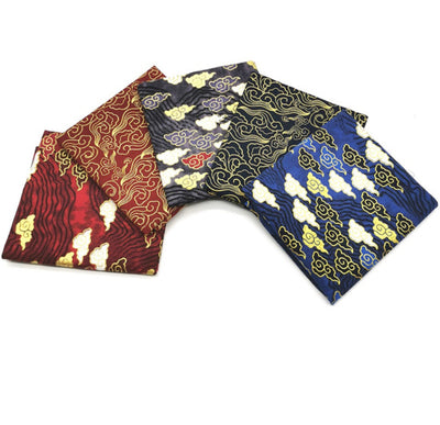 Tela Estampada Dorado Caliente Serie Nubes - Grupo de Patchwork de Algodón para Costura Artesanal - Image 12