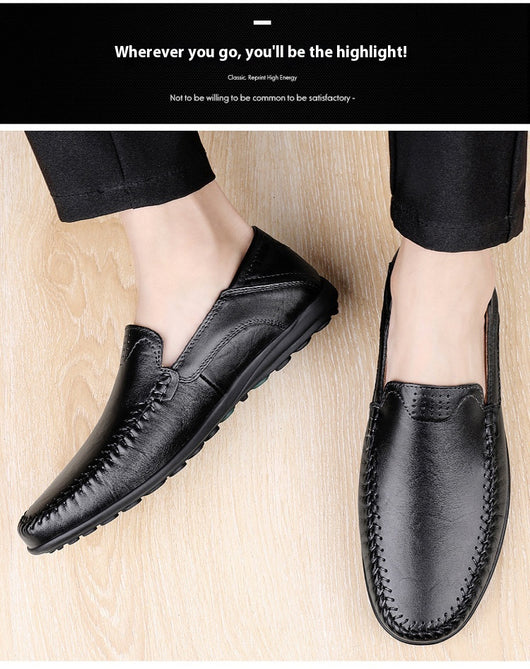 Zapatos de Cuero Gamuza para Hombre - Estilo Ejecutivo Casual - Image 16