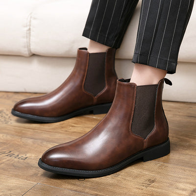 Botas Cortas de Invierno para Hombre Talla Grande con Forro Polar